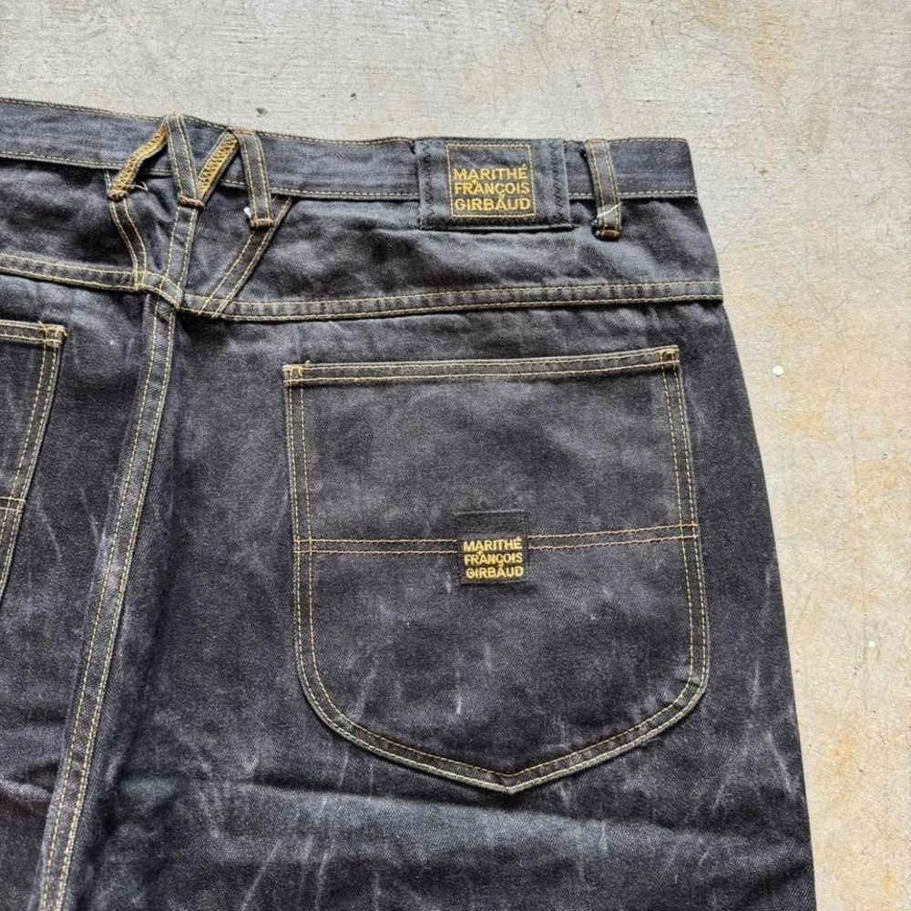 Baggy Black Girbaud Jorts Denim Jean Shorts Southpole Styl Vintage Y2K 42 - Picture 3 of 6
